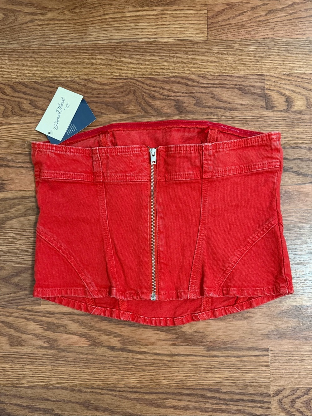 NWT Universal Thread denim tube top - Picture 2 of 2